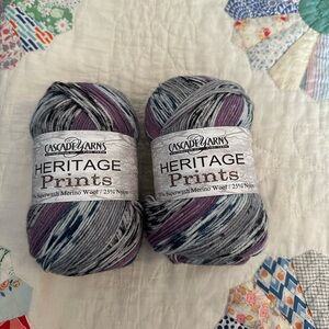COPY - Cascade Yarns Heritage Prints, merino wool yarn
